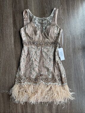 sue wong beaded feather dress Sue Wong Feather Dress for Sale up to 90% Off: Poshmark